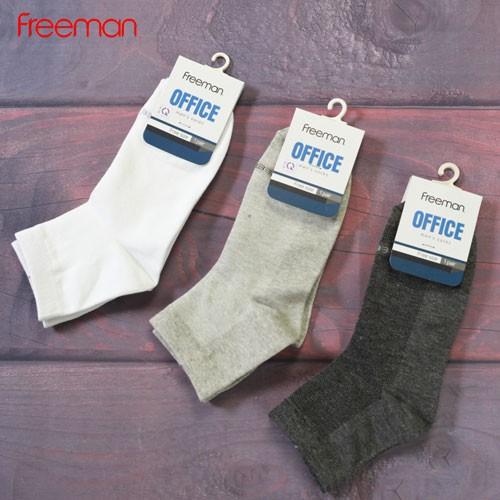 Combo 3 đôi Tất vớ cổ trung, chất liệu cotton FREEMAN [SOF30...]