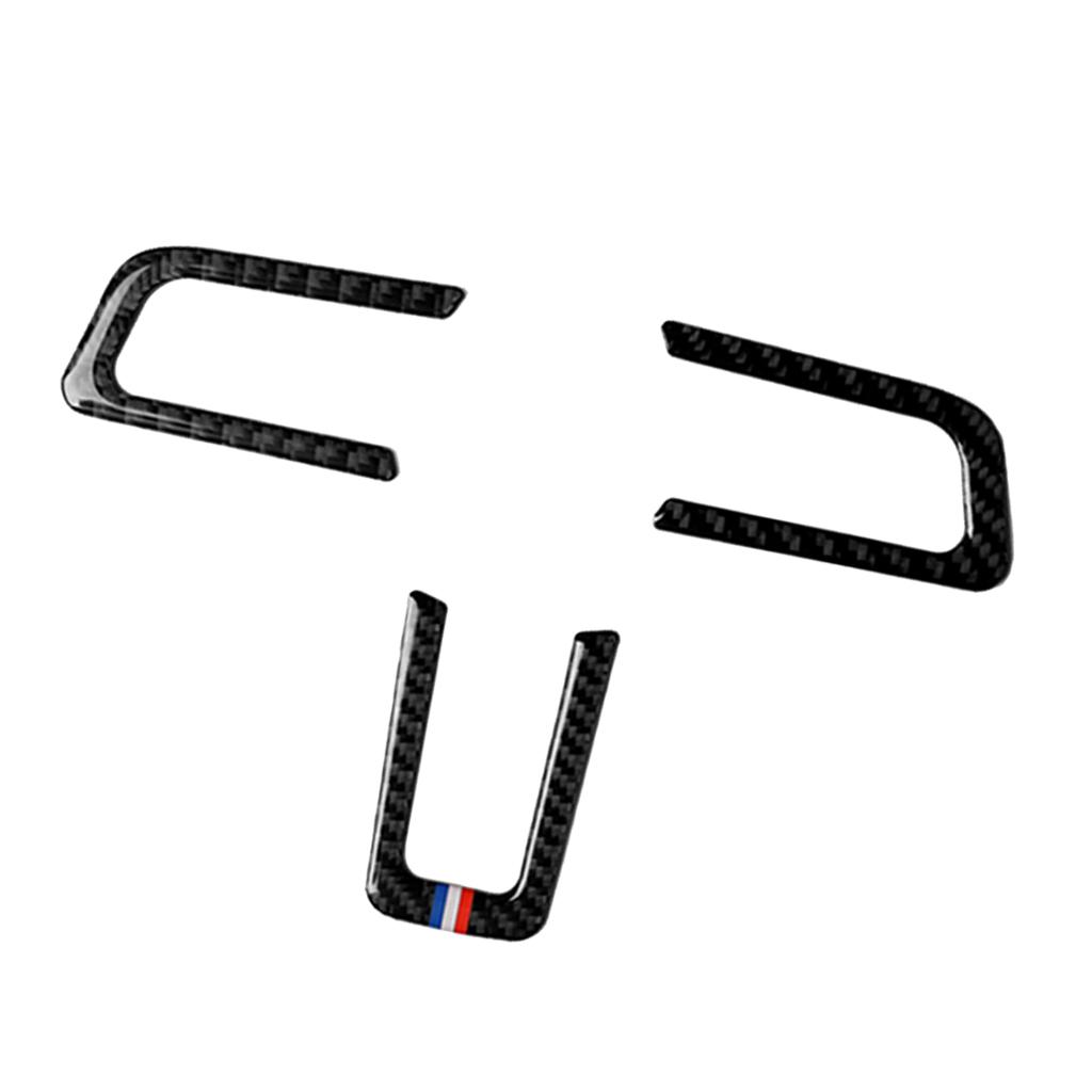 For 2015 17 Car Decoration Steering Wheel Covers Trim Sticker