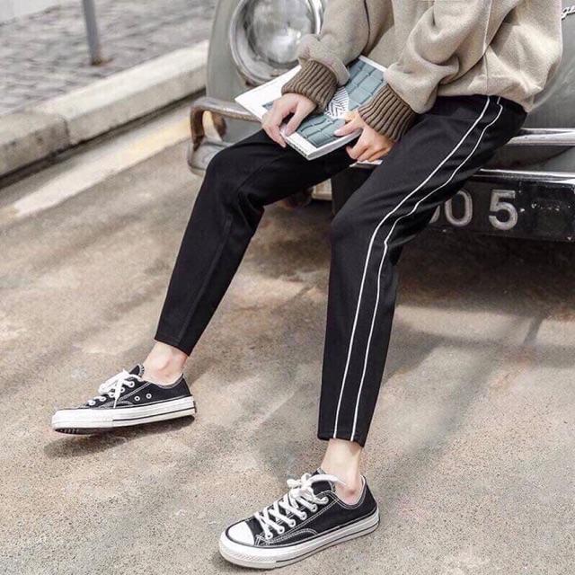 QUẦN BAGGY SỌC CHẤT UMI L1