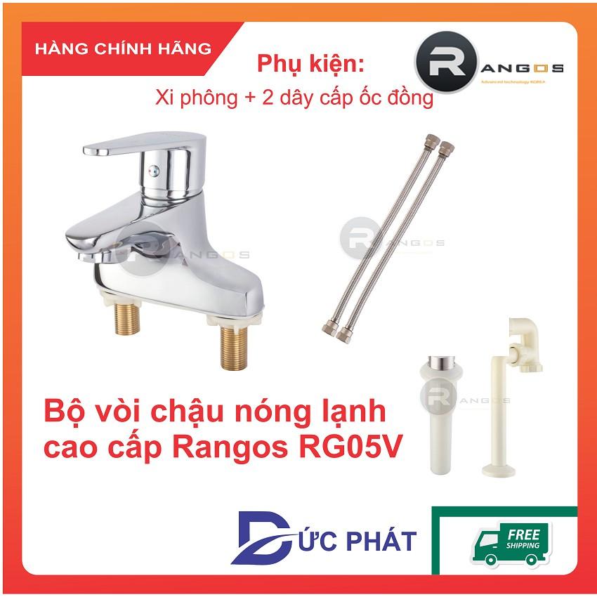 Bộ vòi chậu, vòi lavabo cao cấp Rangos RG-05V