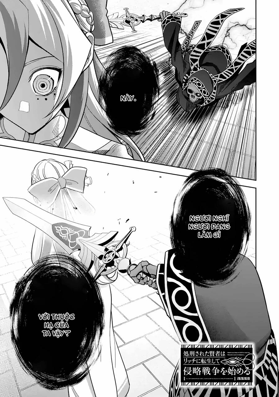 tôi, hiền nhân bị xử tử hình, đã được tái sinh lại thành một lich, và chiến tranh xâm lược bắt đầu chapter 24 1