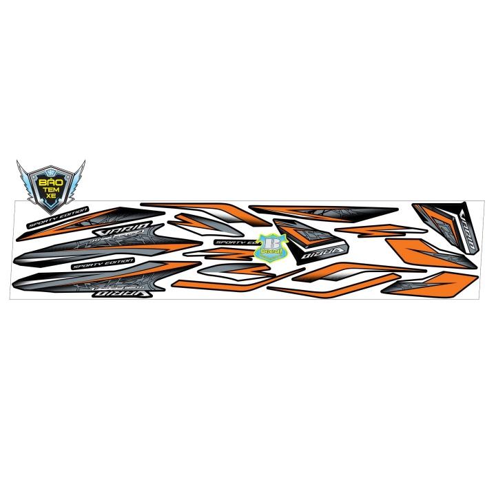 Tem rời dán xe vario 150 cam đen 2020 - Bi Decal