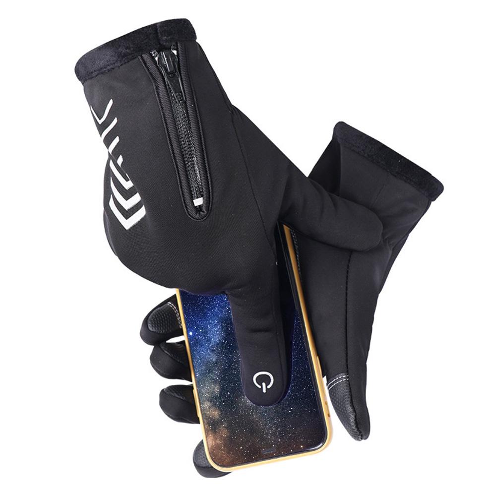 Găng Tay Mùa Đông Unisex Giữ Ấm Chống Thấm Nước Sử Dụng Màn Hình Cảm Ứng Dễ Dàng