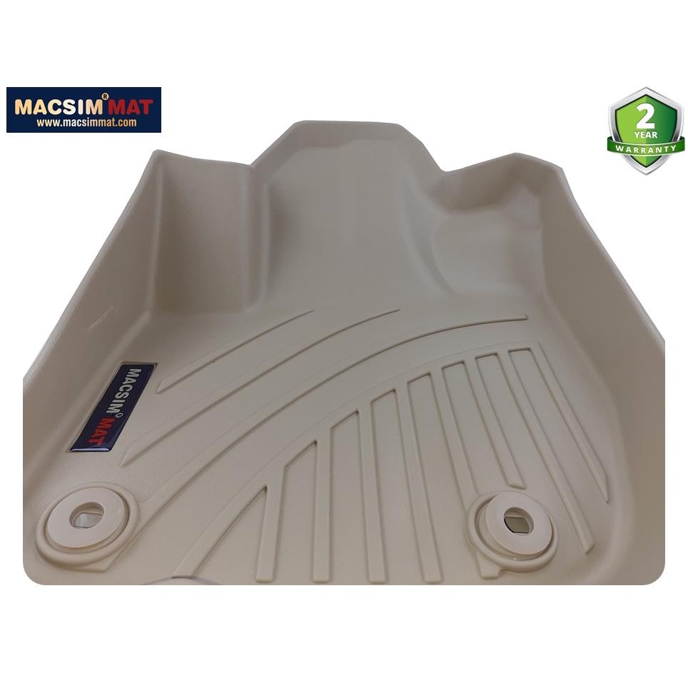 Thảm lót sàn xe ô tô Honda City 2019-đến nay Nhãn hiệu Macsim chất liệu nhựa TPV cao cấp màu đen