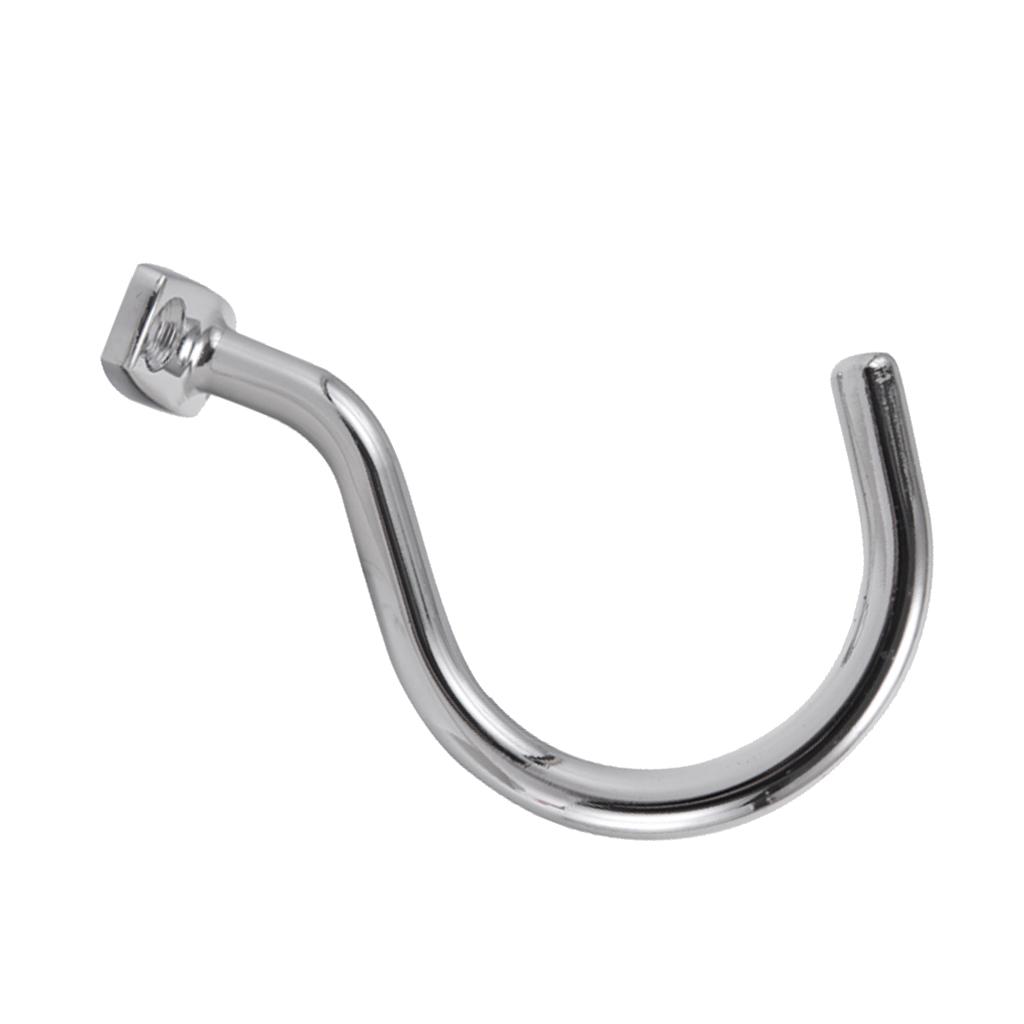 4x98mm Chrome Billiard Snooker Table Cue Hook to Hold Bridge Stick / Pool Rack