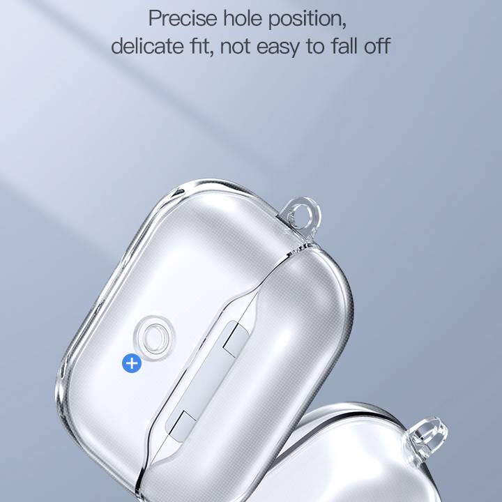 Bao case silicon chống sốc siêu mỏng trong suốt cho tai nghe Apple Airpods Pro hiệu Totu AA-096 (Mỏng 1.5mm, bảo vệ toàn diện, vật liệu cao cấp) - Hàng nhập khẩu