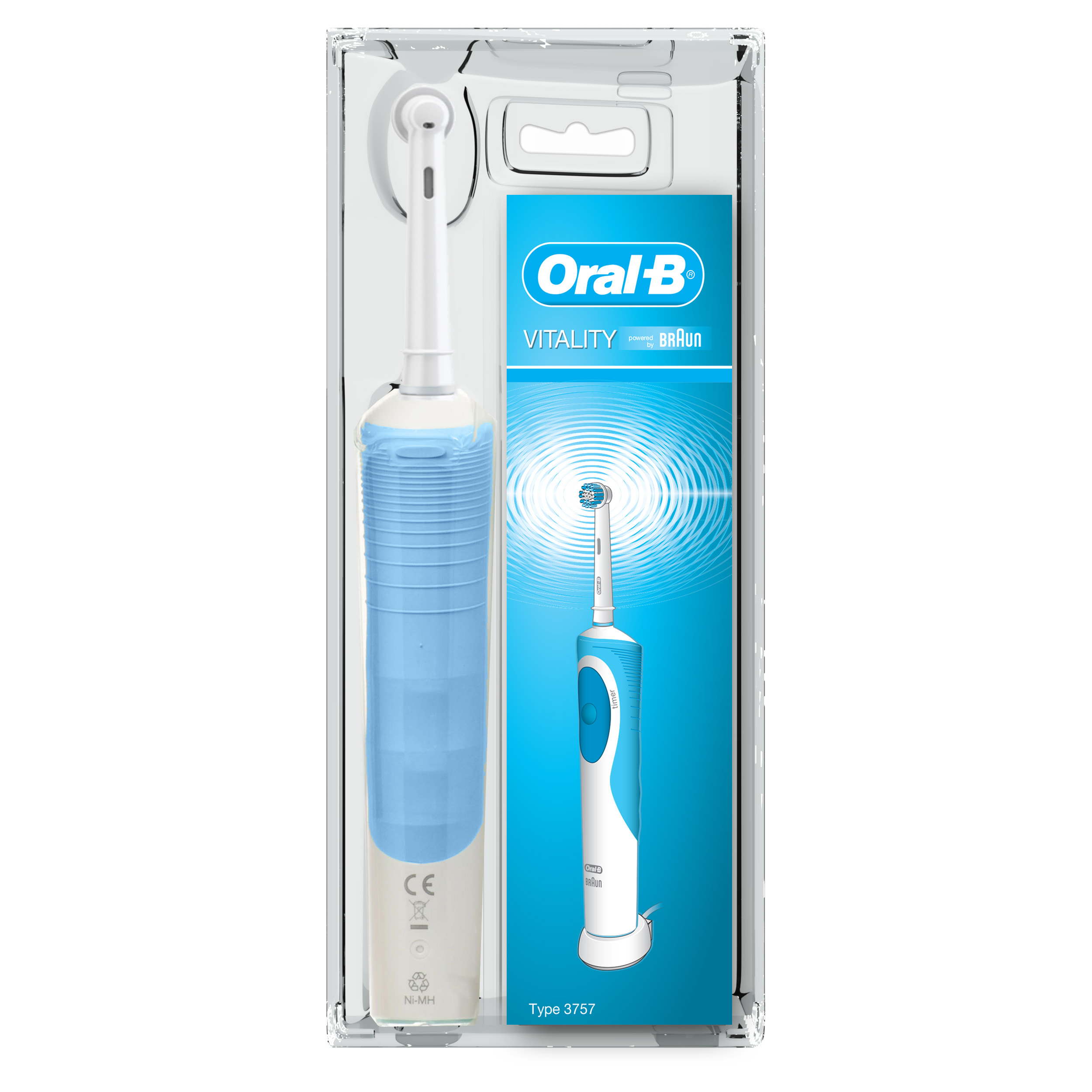 Combo Đầu Bàn Chải Điện ORAL-B Vitality Precision Clean Làm Sạch 100% Mảng Bám Từng Kẽ Răng Hộp 2 Cái x2