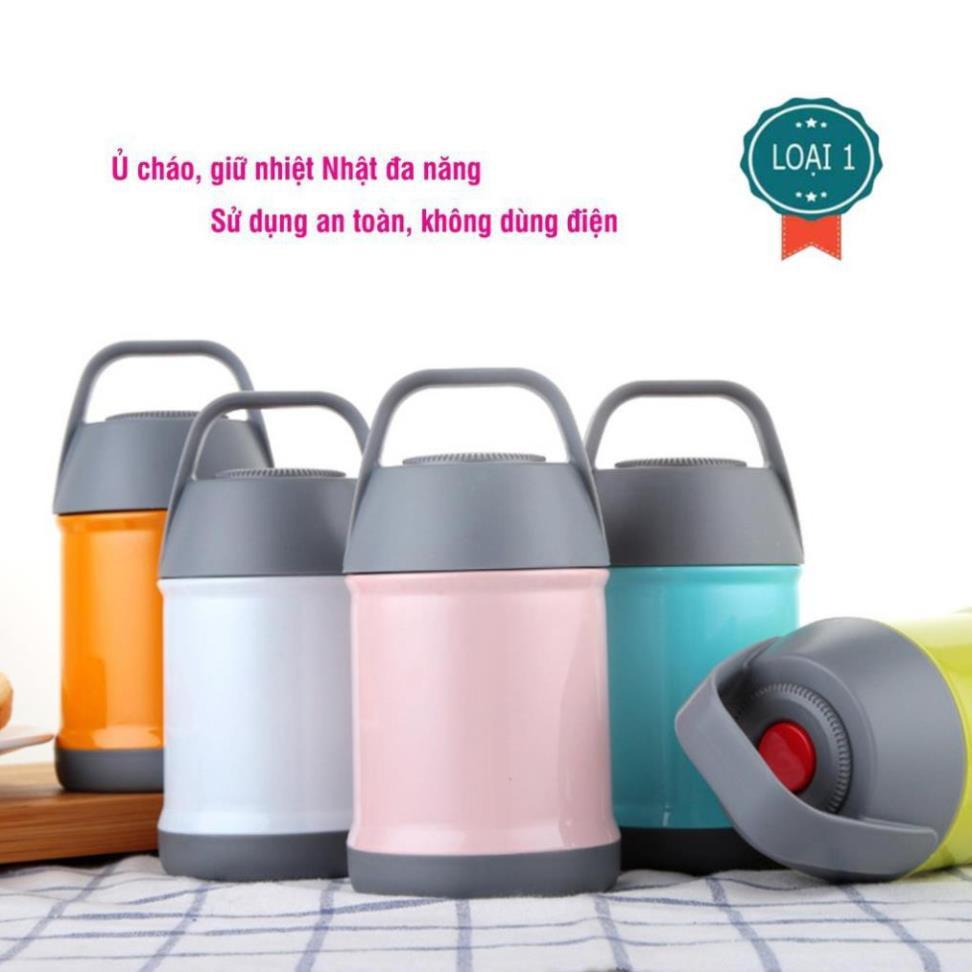 Bình Ủ Cháo, Sữa, Bột - Bình Giữ Nhiệt Thức Ăn Cho Bé Ruột Inox Công Nghệ Nhật Bản