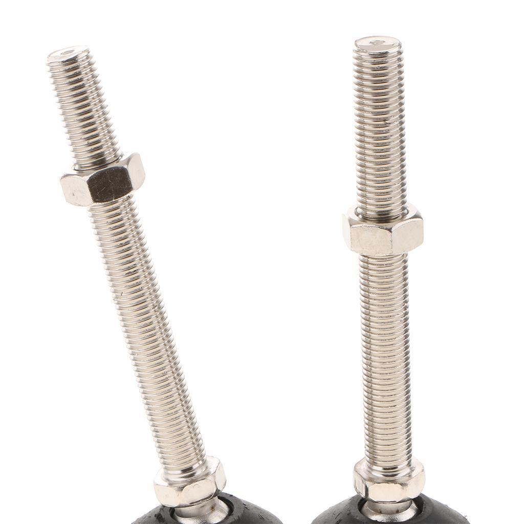 4 Machine Furniture Leveler Leveling Feet Glide Adjustable M16x150 60mm Base