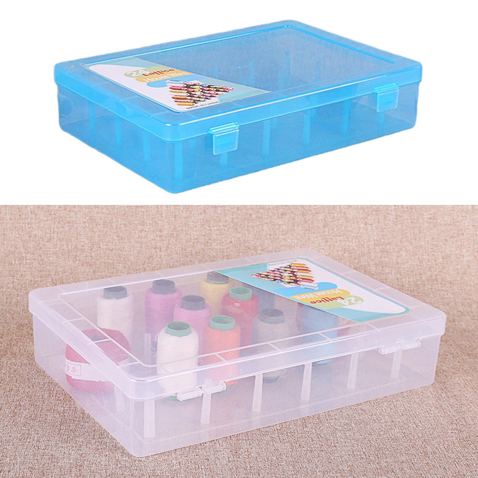 2 Pieces Sewing Thread Storage Box Organizer