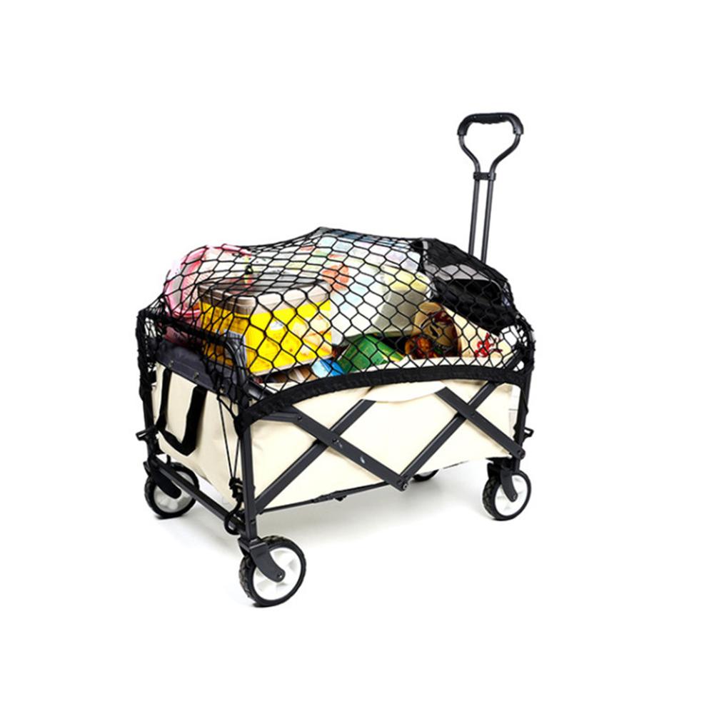 Cargo Net for Folding Trolley Cart Wagon Outdoor Camping Luggage Storage Net Grocery Holder