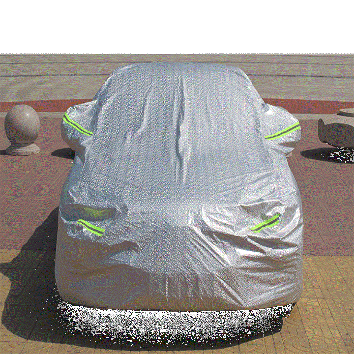 Bạt phủ ô tô chống nóng tráng bạc