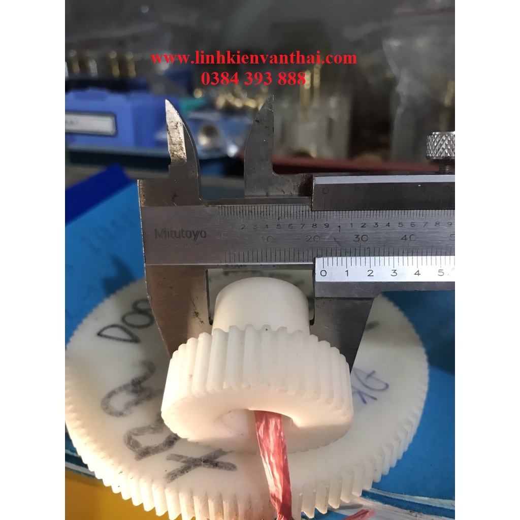 NHÔNG XÍCH/ BỘ NHÔNG XÍCH NHỰA TRẮNG/108 RĂNG LỚN/36 RĂNG NHỎ/150G