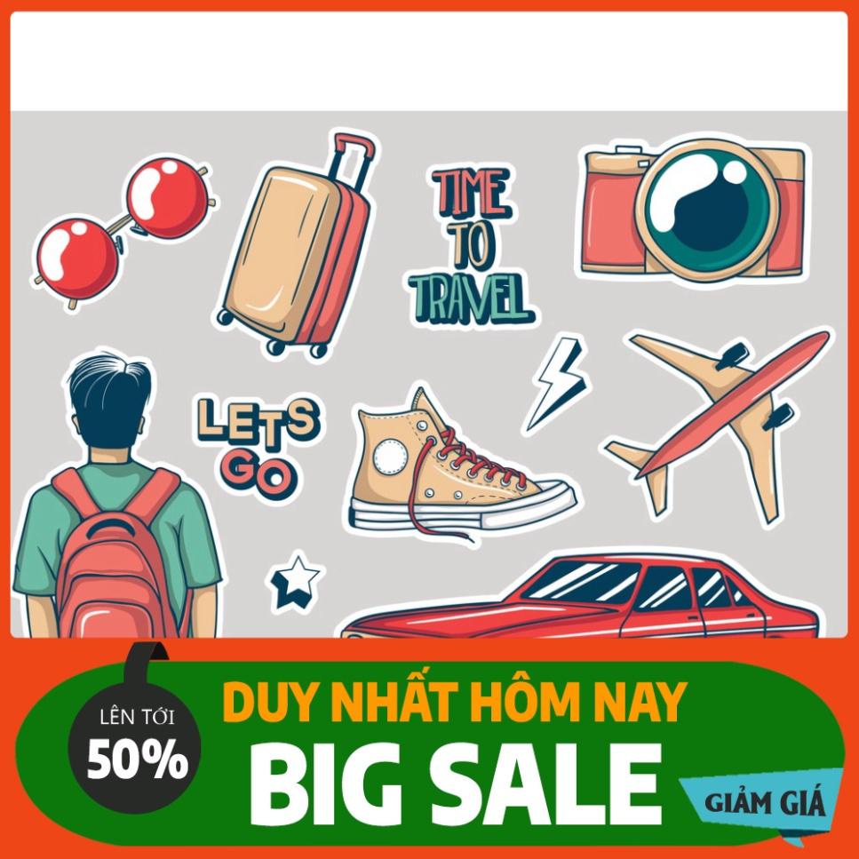 Combo 10 sheet sticker dán đồ chơi cực xinh xắn, phù hợp cho sổ tay, laptop, mũ bảo hiểm và vali.
