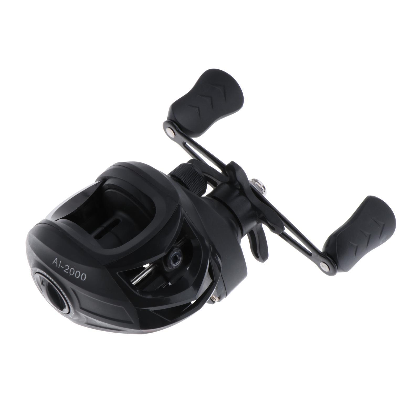 Baitcasting Speeds 7.2:1 Casting Fishing Reel 12 1BB 8KG