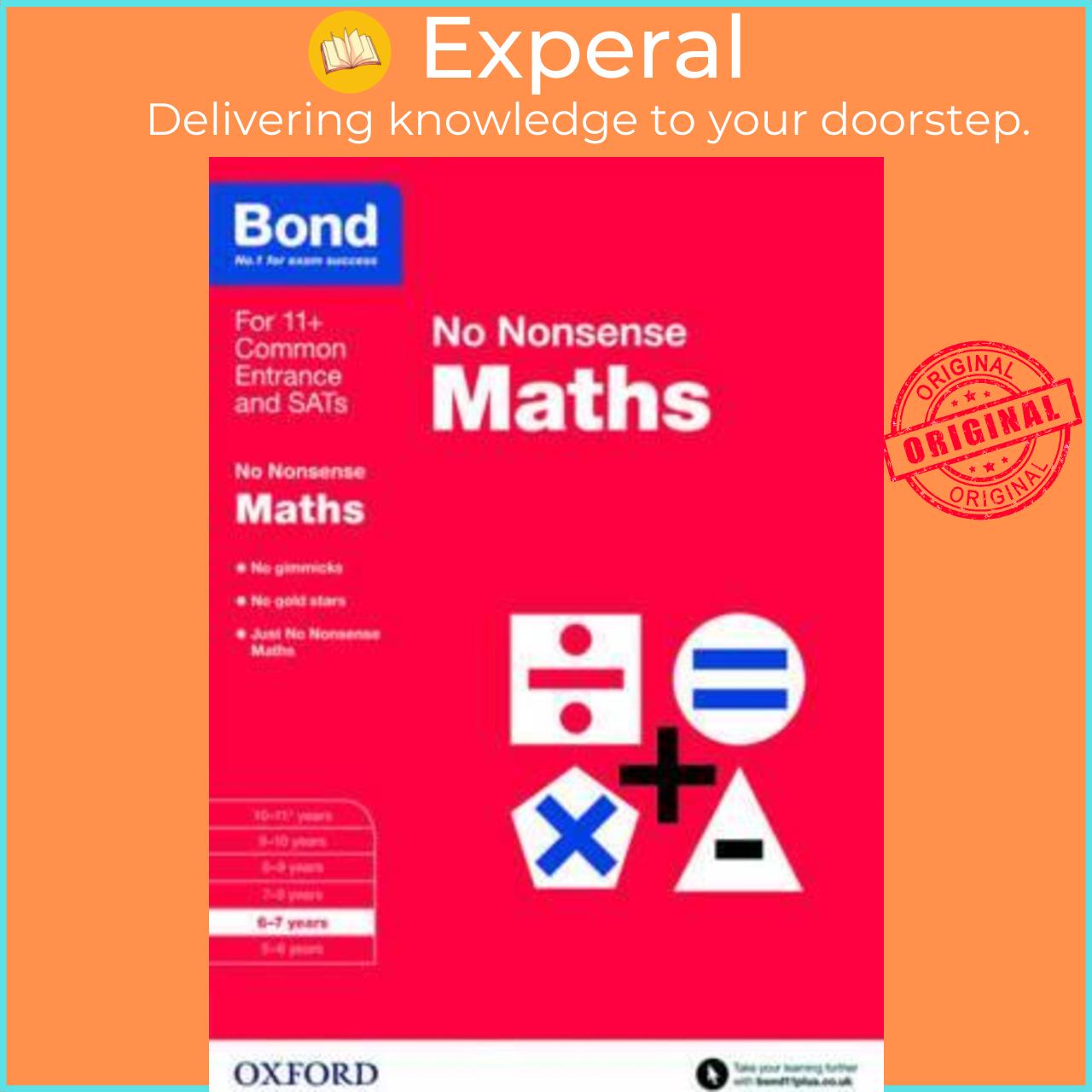 Sách - Bond: Maths: No Nonsense : 6-7 years by Sarah Lindsay