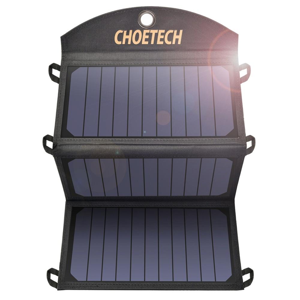 Bộ sạc năng lượng mặt trời di động gấp gọn 19W Choetech SC001 (Hàng chính hãng)