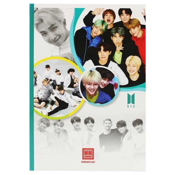Combo 5 Tập South Star Kpop - 4 Ly Ngang 200 Trang ĐL 58g/m2 - Hồng Hà 0753 (Mẫu Màu Giao Ngẫu Nhiên)