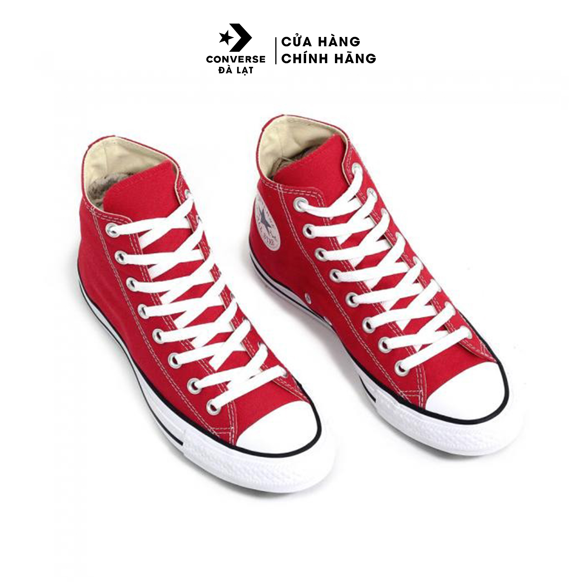 Giày Sneaker cao cổ màu đỏ cổ điển unisex Converse Chuck Taylor All Star Classic - 127441 / M9621C