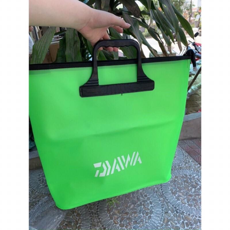 Túi đựng cá nhựa dẻo có khoá kéo, có đấy túi Daiwa xịn xò