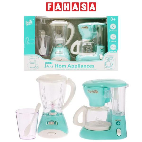 Bộ Đồ Chơi Gia Dụng: Máy Xay Sinh Tố & Máy Pha Cà Phê - Sweet Heart SH471547