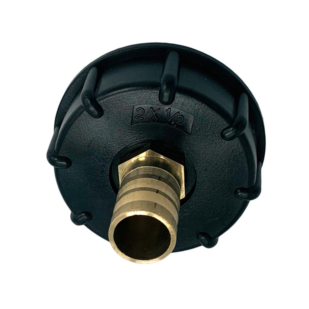 3Pcs IBC 1000L Water Tank Connector 1/2'' 1'' 3/4'' Brass Hose Valve Adapter