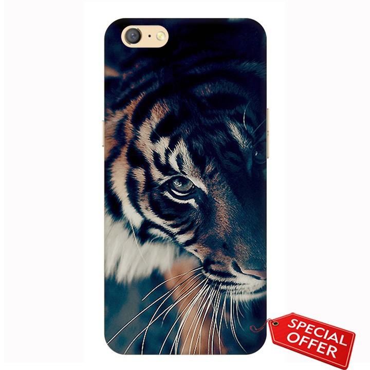 Ốp lưng dành cho Oppo A71- nhựa dẻo Silicone in hình Mắt Hổ