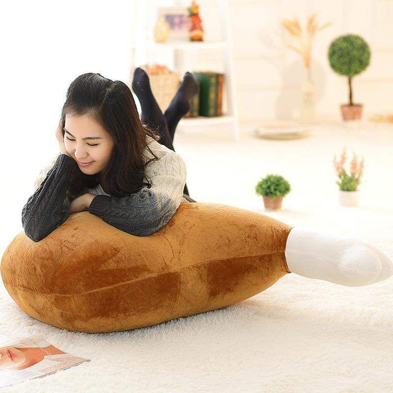 Gấu bông Đùi gà SIZE đại 90cm Siêu to khổng lồ