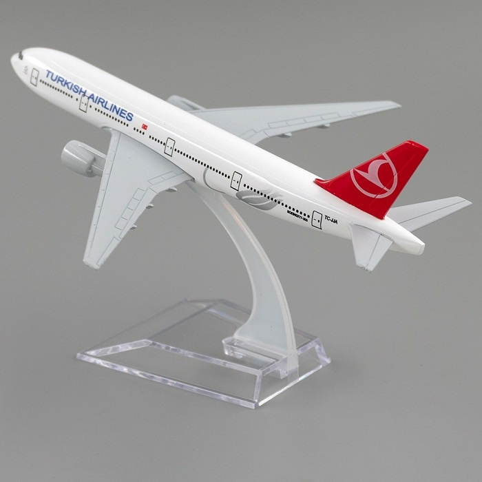 Mô hình máy bay B777 Turkish 16cm