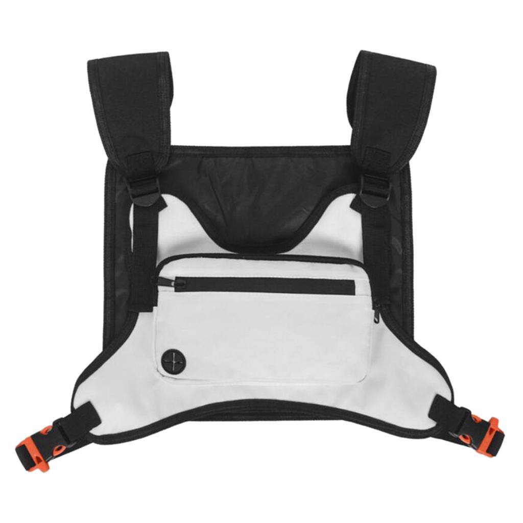 Tactical Vest Pouch Pack Bag Chest Recon Bag Utility Gadget Pouch Black