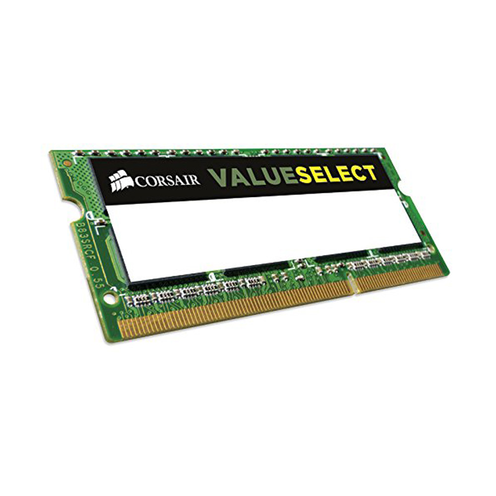 Ram laptop Corsair Value Select DDR3L 8GB (1x8GB) Bus 1600Mhz SODIMM 1.35v CMSO8GX3M1C1600C11 - Hàng Chính Hãng