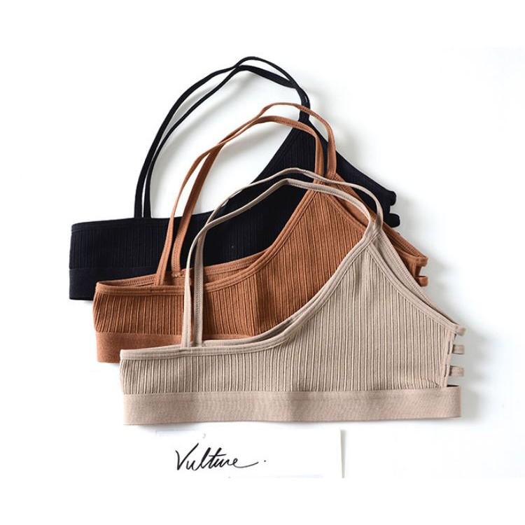 Áo Lót Bralette Cotton Mỏng Có Đệm Lót B308