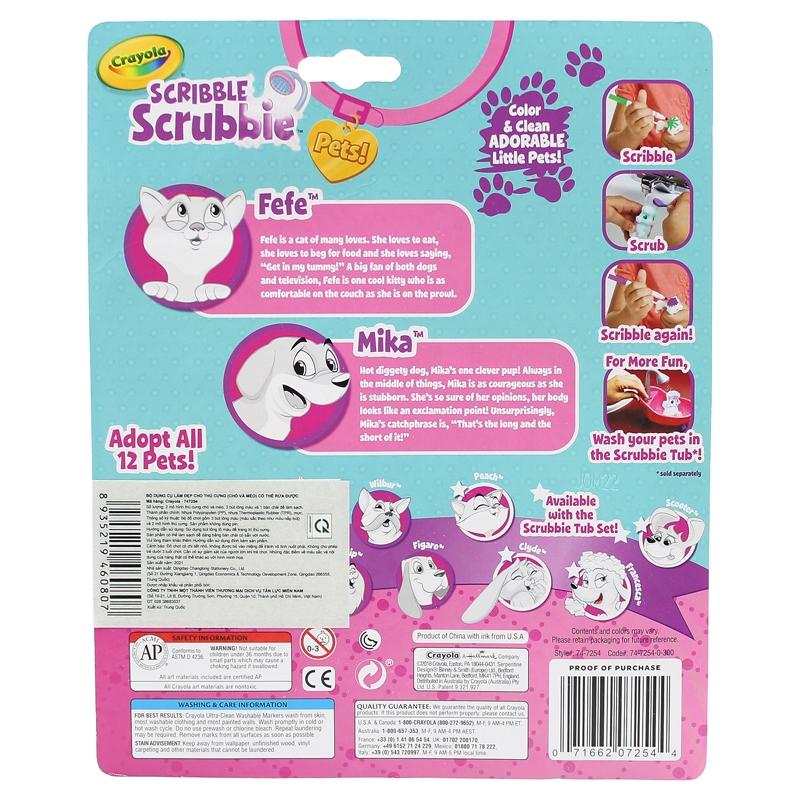 Đồ Chơi Trang Trí Thú Cưng Scribble Scrubbie - Crayola 747254