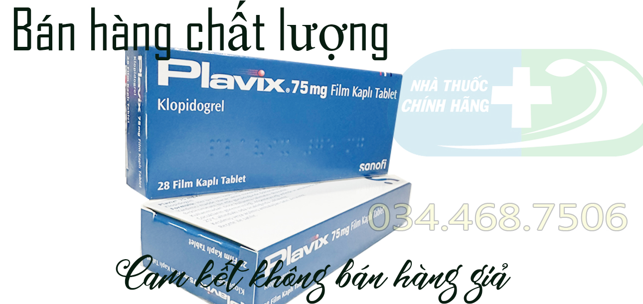 Plavix 75mg hộp 28 tablets