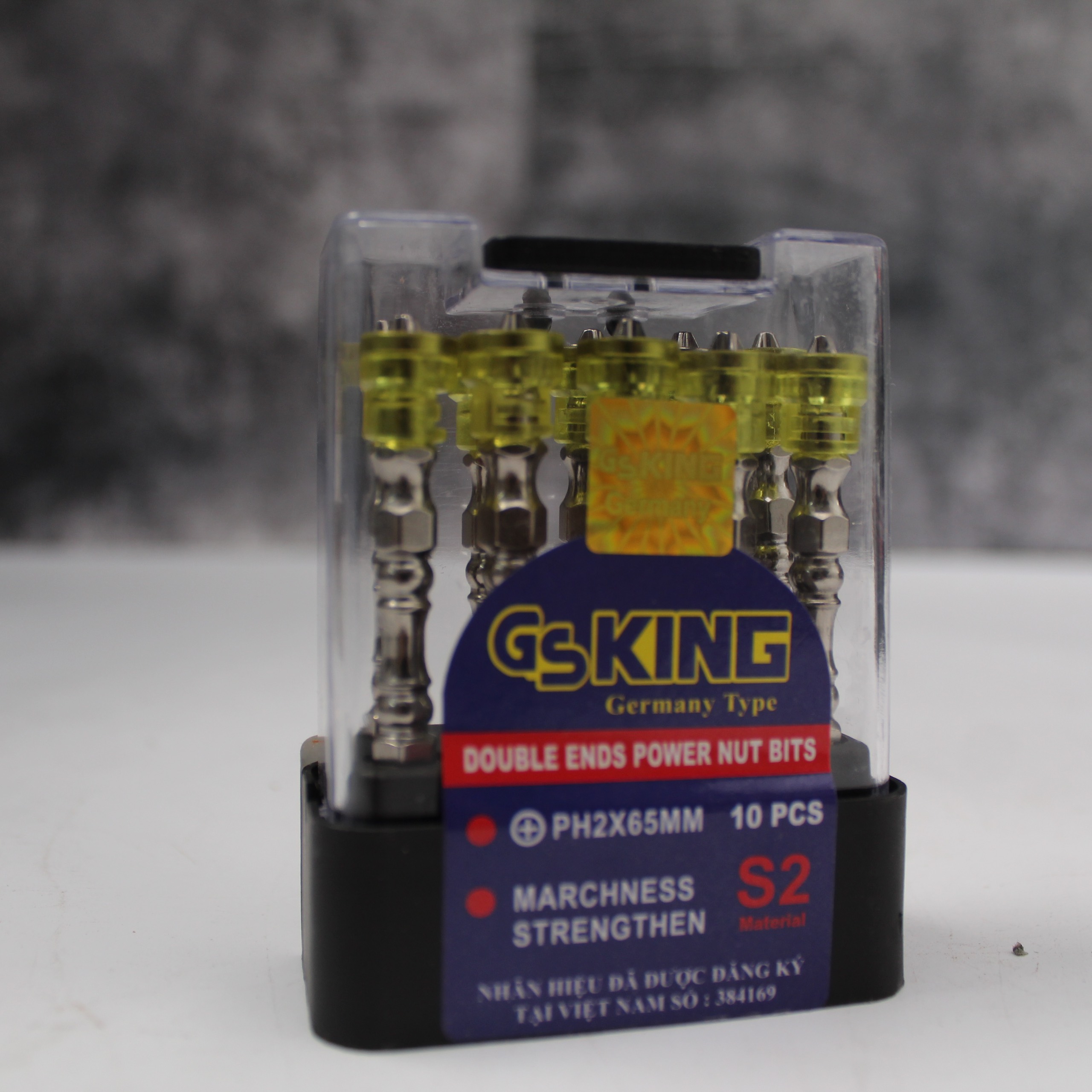 Mũi bắn vít có hít GS KING trắng 6x65mm