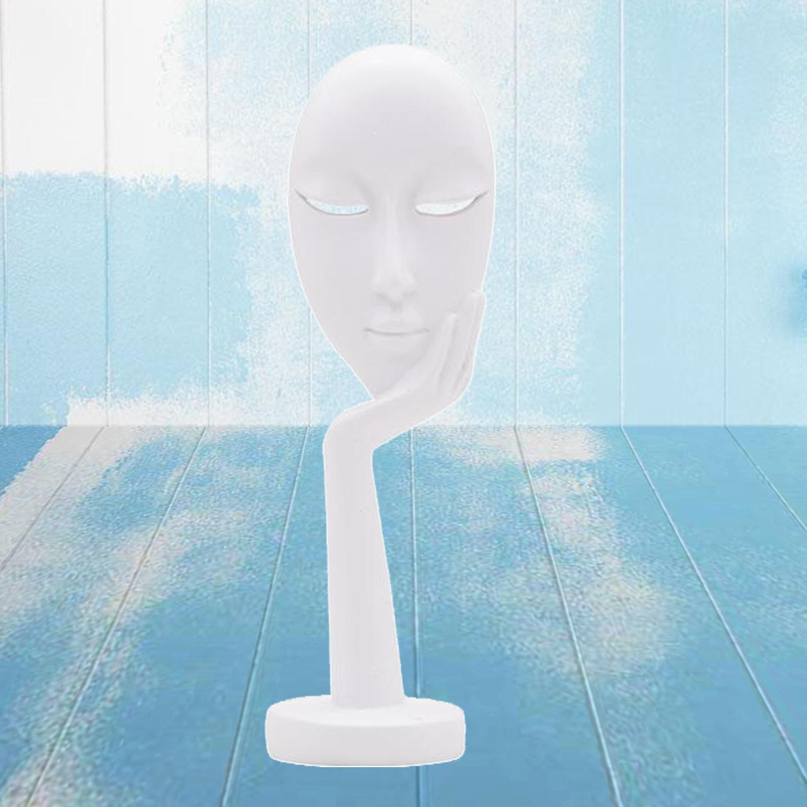 3x Thinker Sculpture Figurine Home Statue Decor