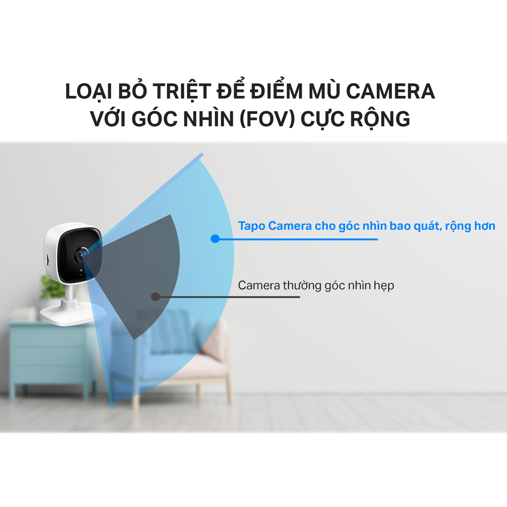 Camera WiFi Thông Minh TP-Link Tapo C100 An Ninh Cho Gia Đình - Hàng Chính Hãng