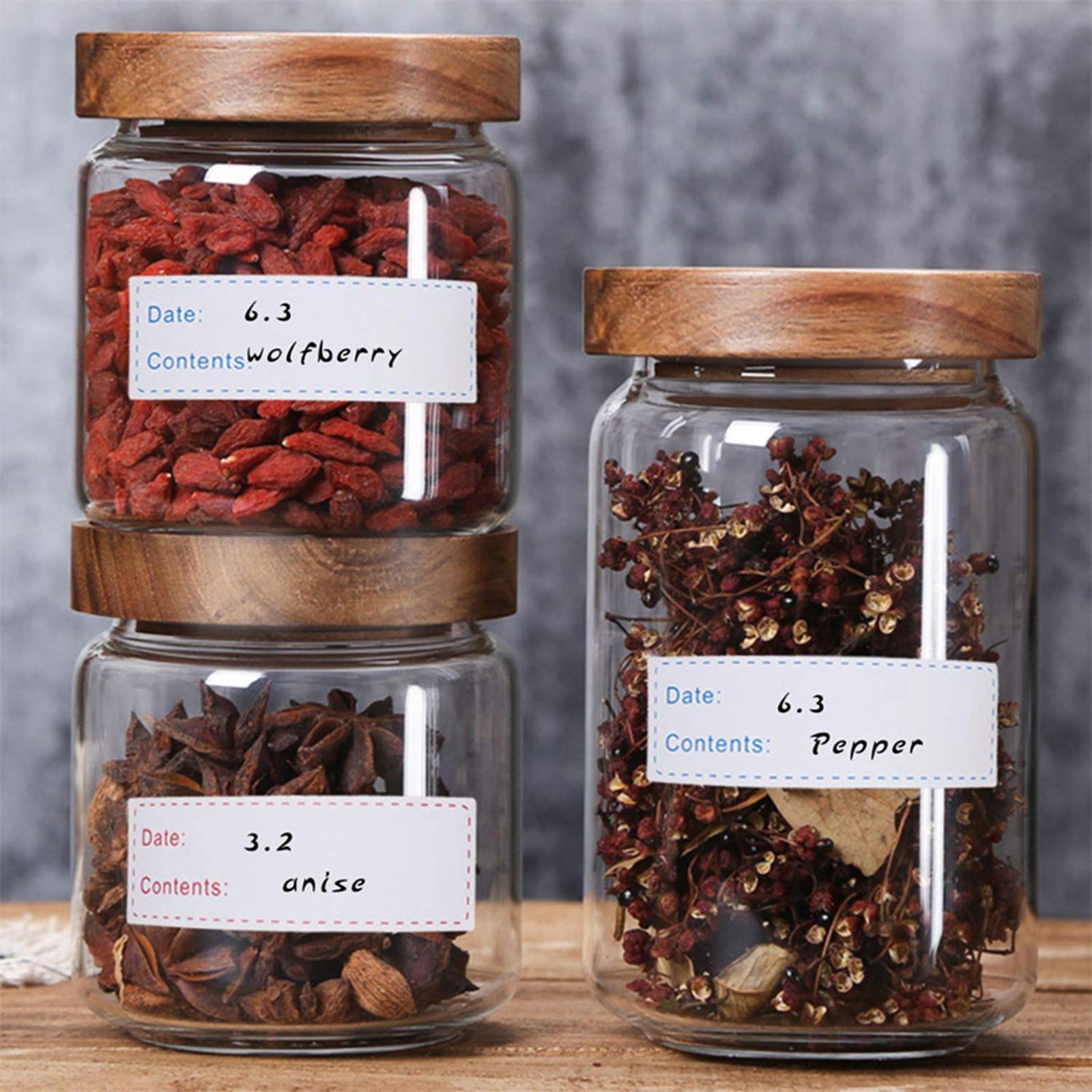 500x Food Storage Stickers Freezer Refrigerator for Restaurant Kitchen