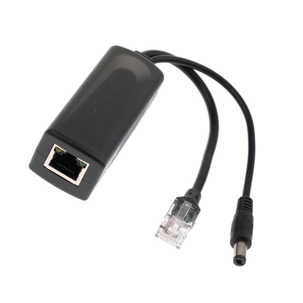 Compliant with  802.3af/at Active PoE Splitter Power Over Ethernet Adapter