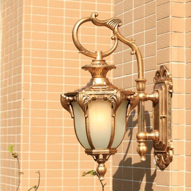 Đèn tường đồng kính hiện đại trang trí nội, ngoại thất sang trọng .