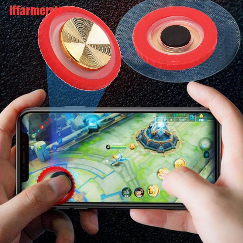 Cần Điều Khiển Chơi Game Mini Có Nút Hít Tròn Di Động Cho Điện Thoại / Máy Tính Bảng