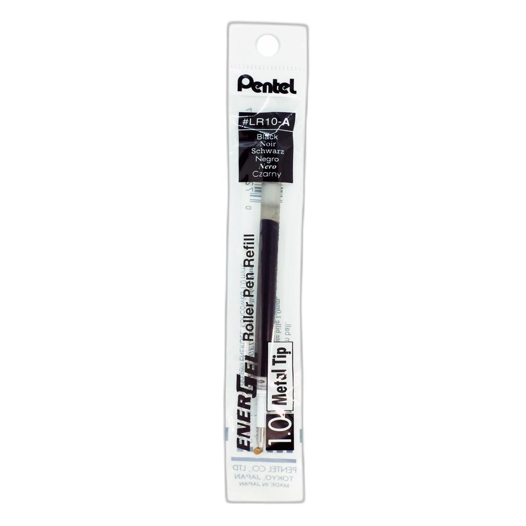 Ruột Bút Bi Nước Pentel LR10 Ngòi 1.0mm | Ngòi Bút Pentel Energel Chính Hãng | 3 Màu Mực Xanh/ Đen/ Đỏ |Siêu Nhanh Khô