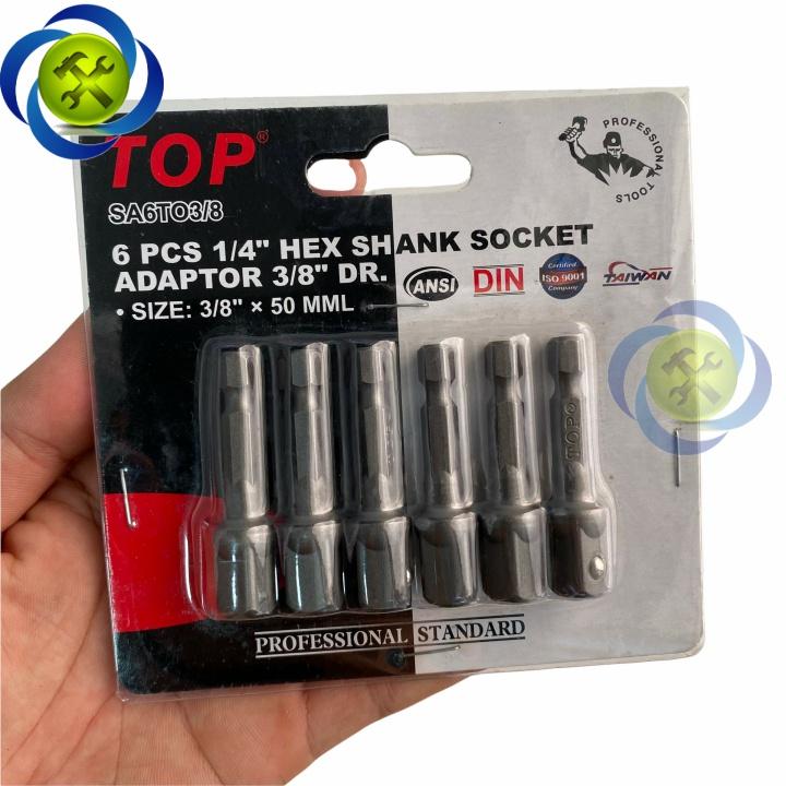 Đầu chuyển 1/4 sang bulong 3/8 TOP SA6TO3/8