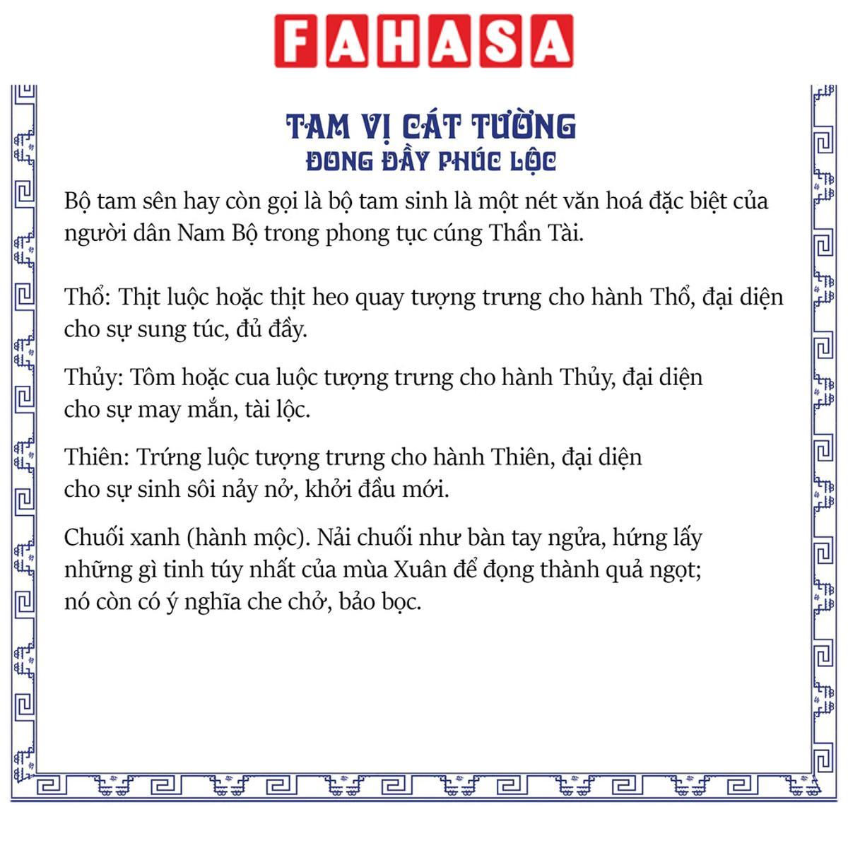 Phụ Kiện Bàn Thờ Bộ Mâm Cúng Tam Vị Cát Tường - Đong Đầy Phúc Lộc - Manihum BTLPK-02