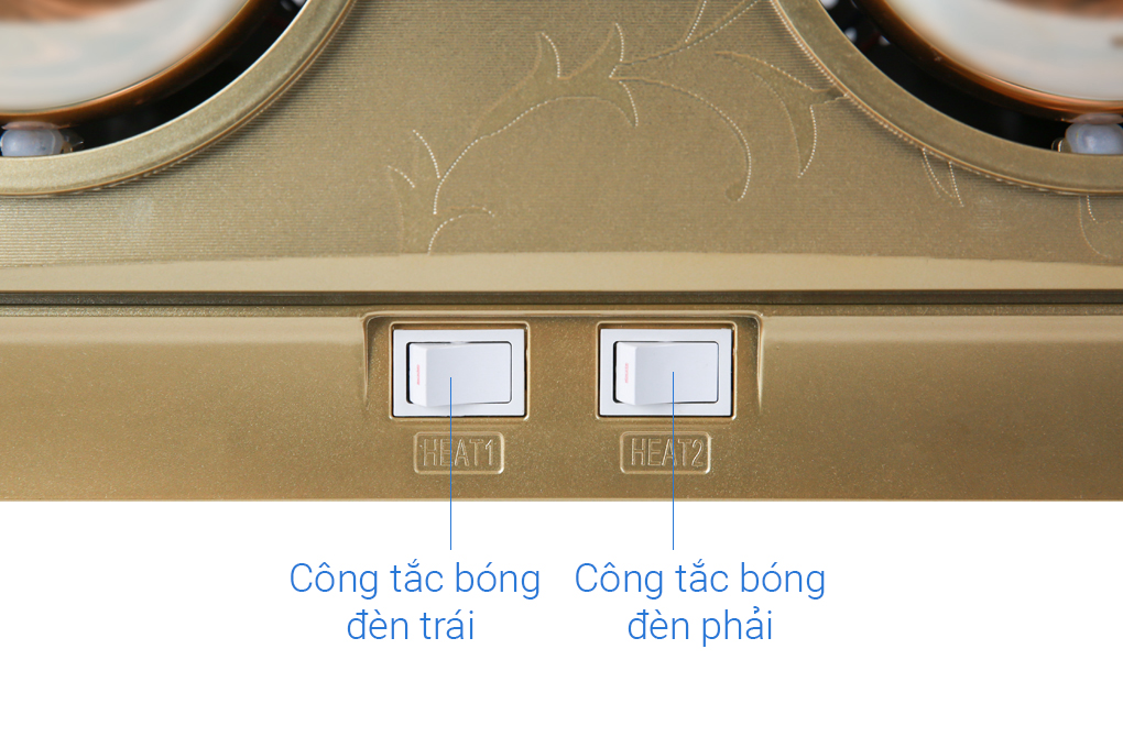 Đèn Sưởi Phòng Tắm Kangaroo KG247/KG247V - 2 Bóng - Hàng chính hãng