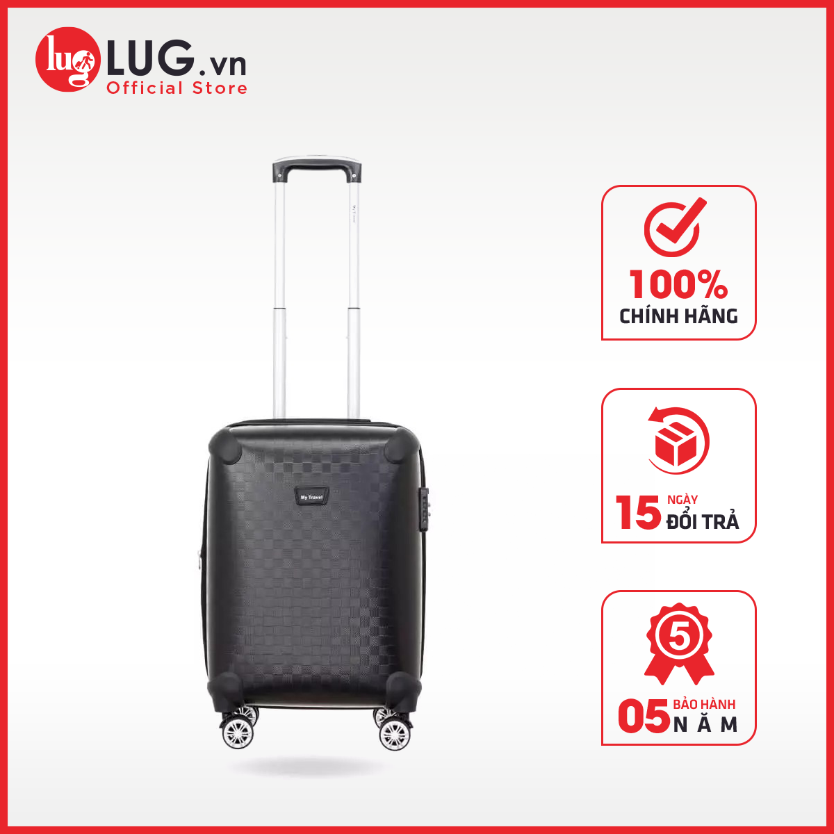 Vali My Travel K05 Thương Hiệu Lusetti Chống Bể Vỡ size 20