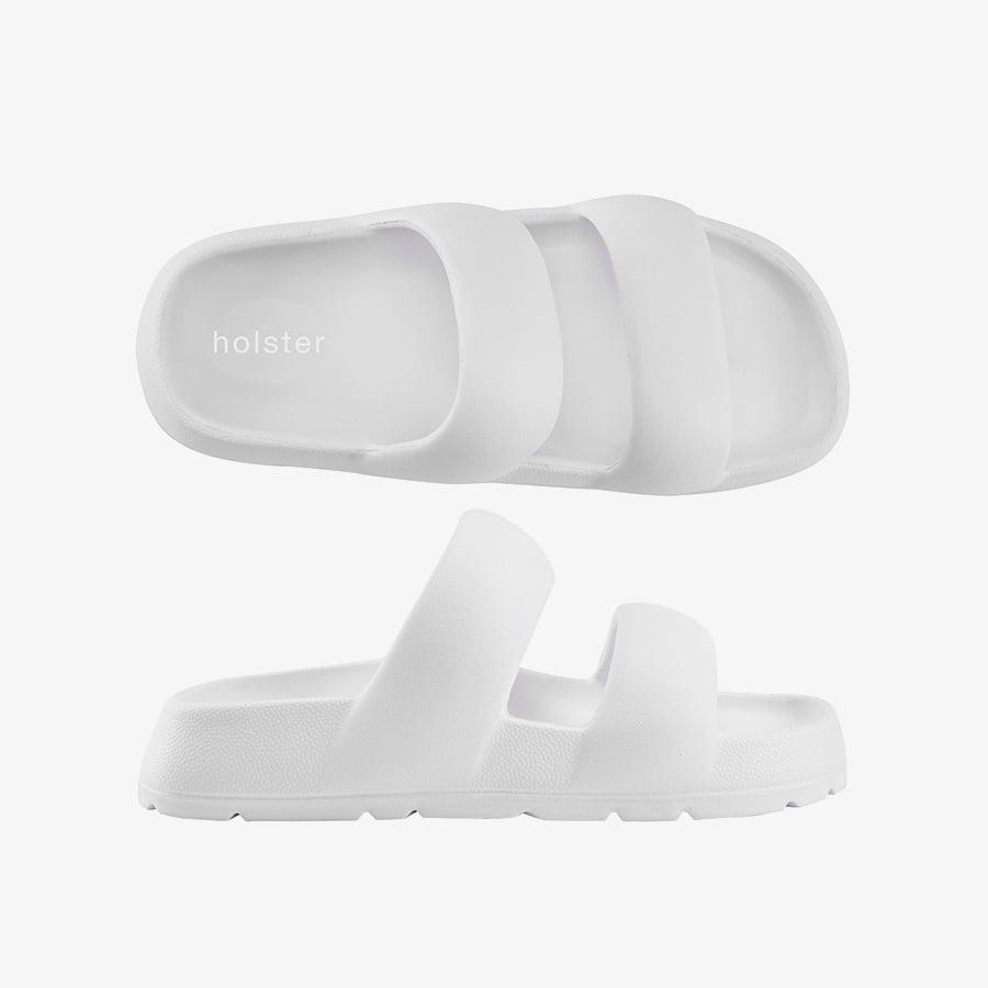 Dép Quai Ngang Nữ HOLSTER Solemate White