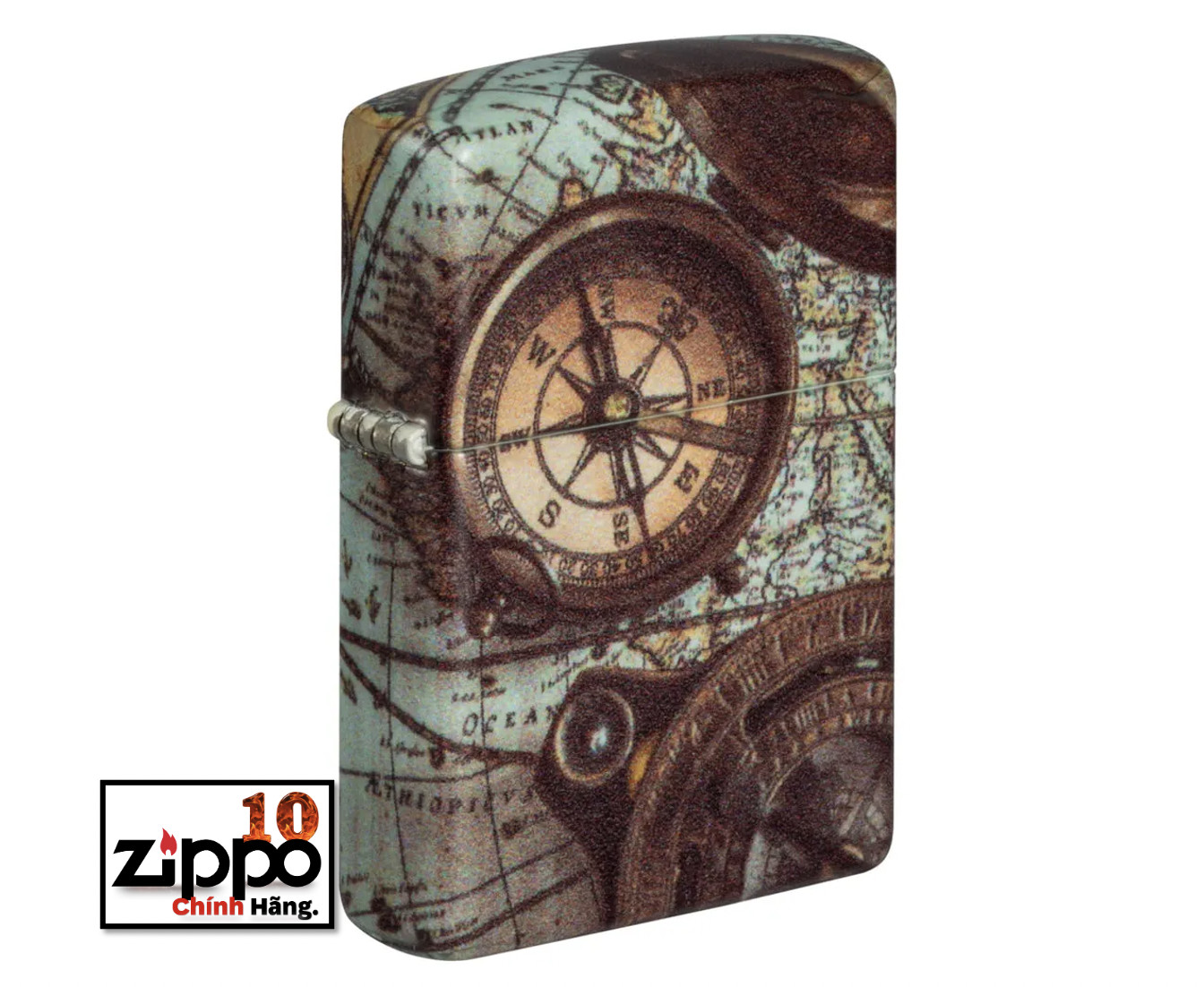 Bật lửa Zippo 49916 Compass Design - Chính hãng 100%