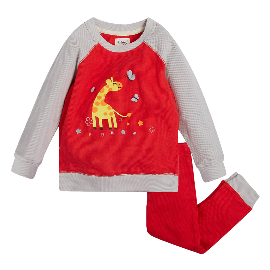 Pijama Raglan Tay Dài Bé Gái Lullaby NH01-16