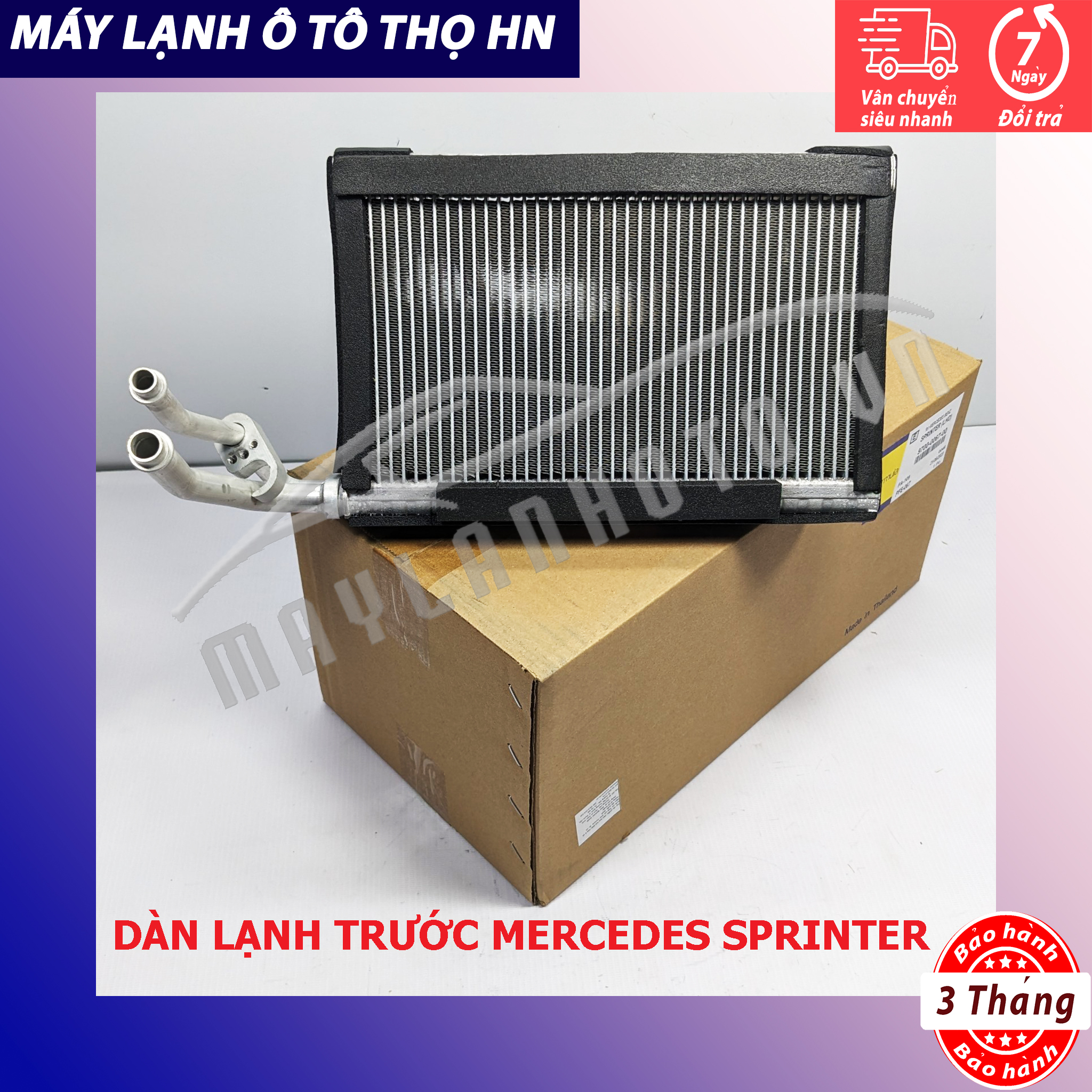 Dàn (giàn) lạnh Mercedes Sprinter (giàn trước) Hàng xịn Thái Lan (hàng chính hãng nhập khẩu trực tiếp)